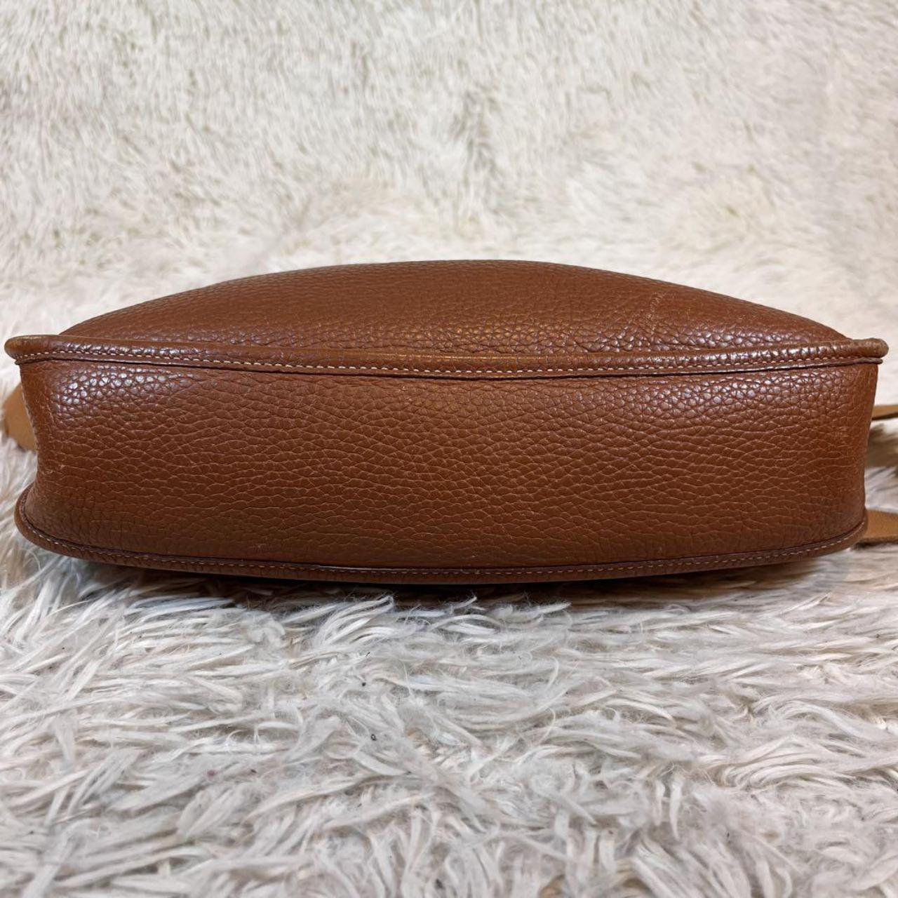 Hermes shoulder bag Evelyn Brown Taurillon Clemence Leather Y5